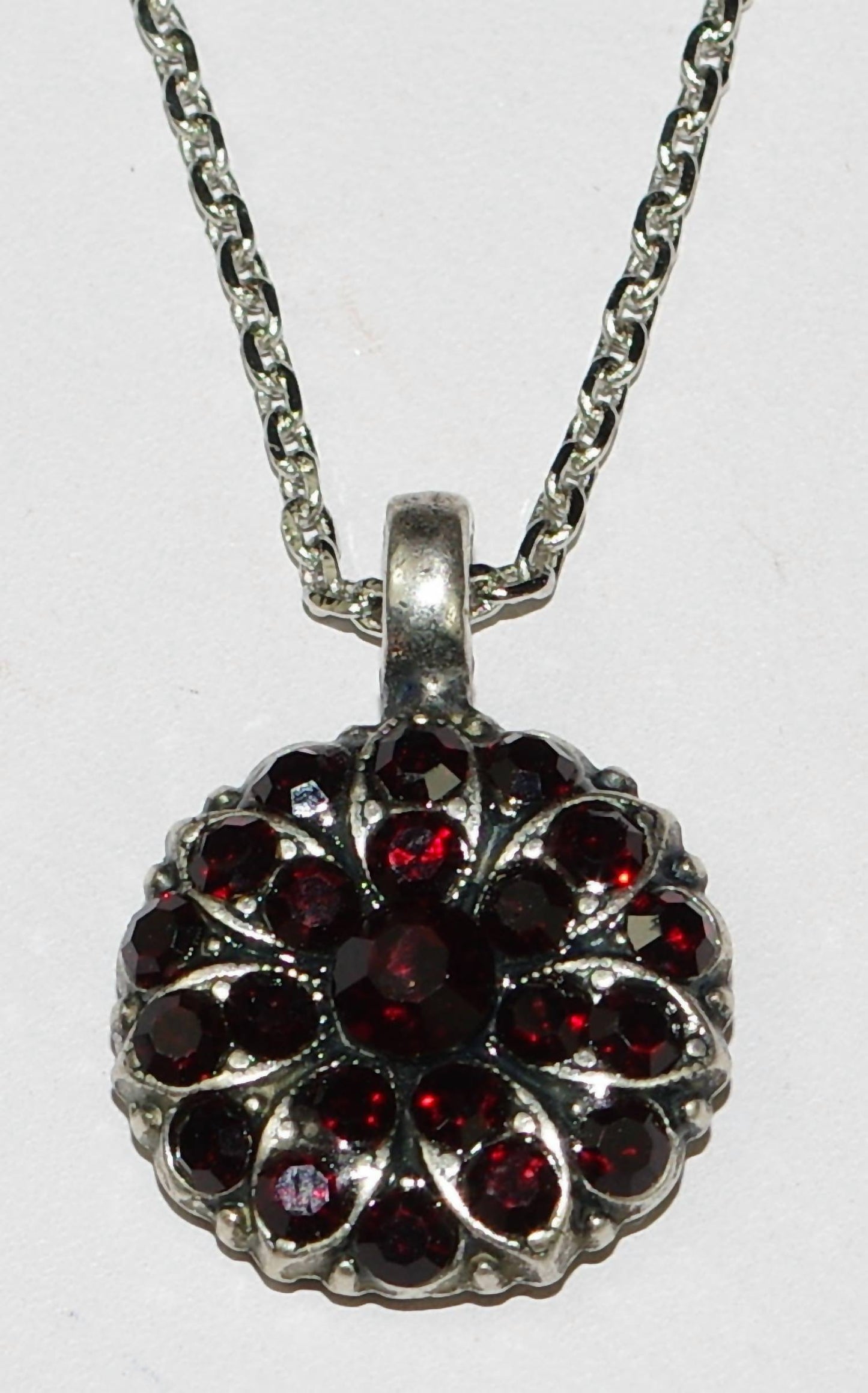 Women's Guardian Angel Garnet January Birthday Pendant
