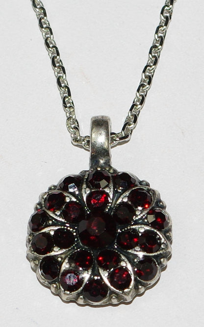 Women's Guardian Angel Garnet January Birthday Pendant