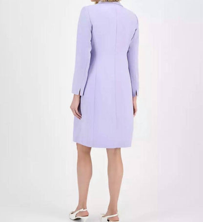 Sheath Dress And Long Matching Jacket Set