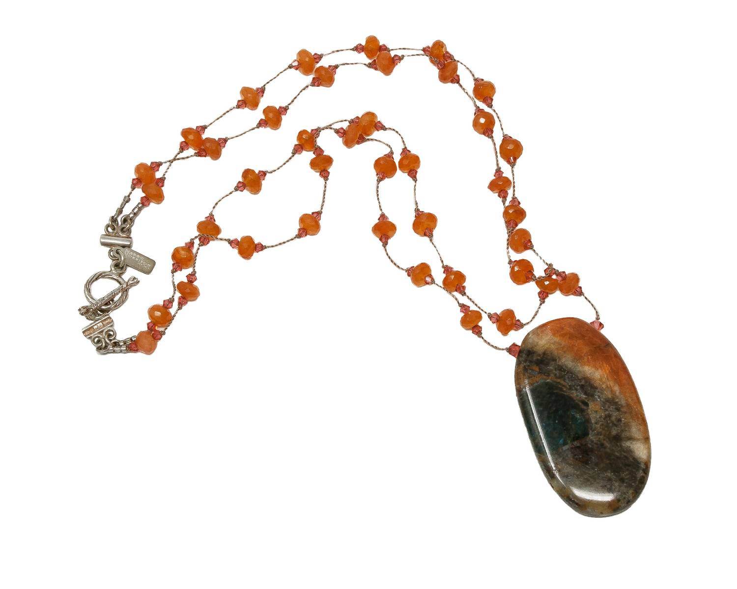 Margo Morrison - Women's Faceted Carnelian Apetite Necklace - Rack Hunt