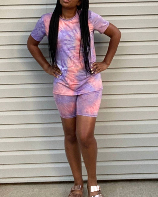 Cotton Candy Short Set