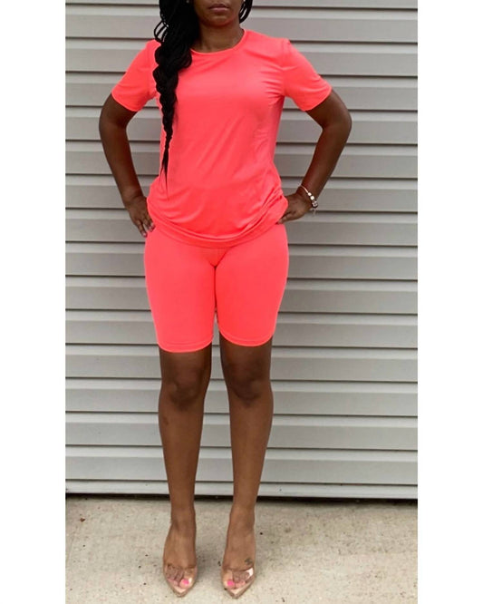 Daytime Royal Short Set