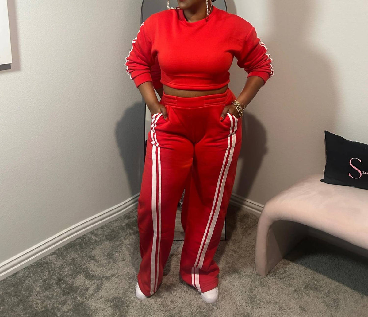 Redline Racer Top And Pants Set