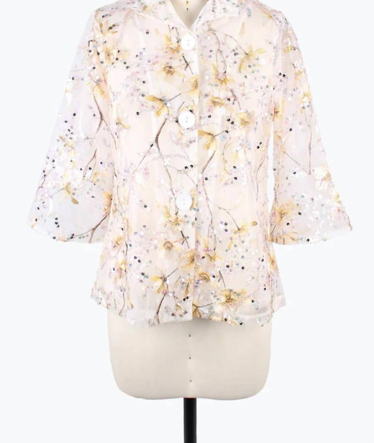 Floral Embroidered Jacket