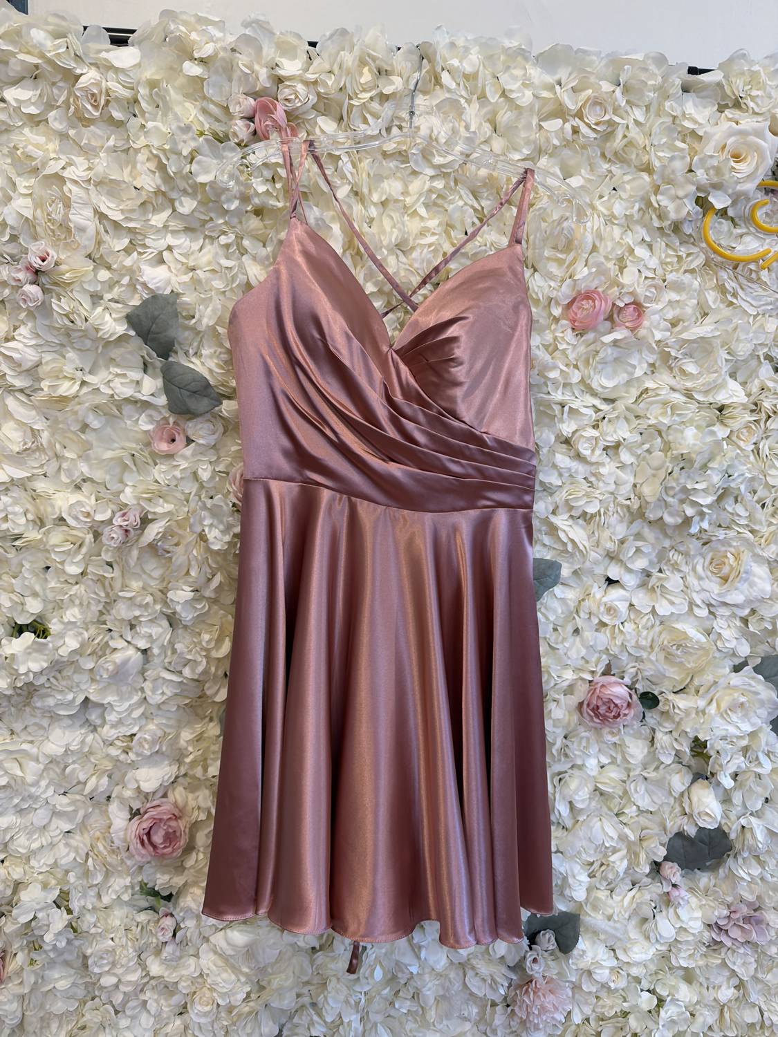 A-line Spaghetti Straps Homecoming Dress