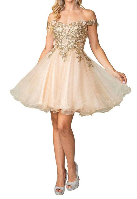 Bodice Short Dress