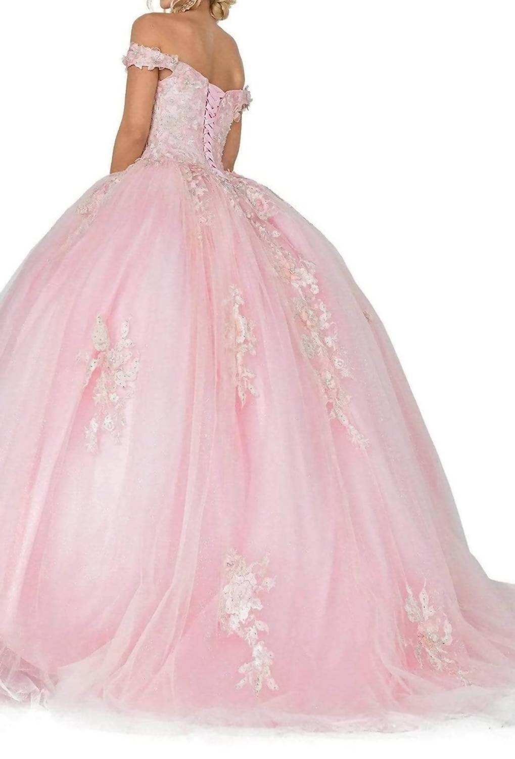 Sweetheart Floral Embroidered Ballgown
