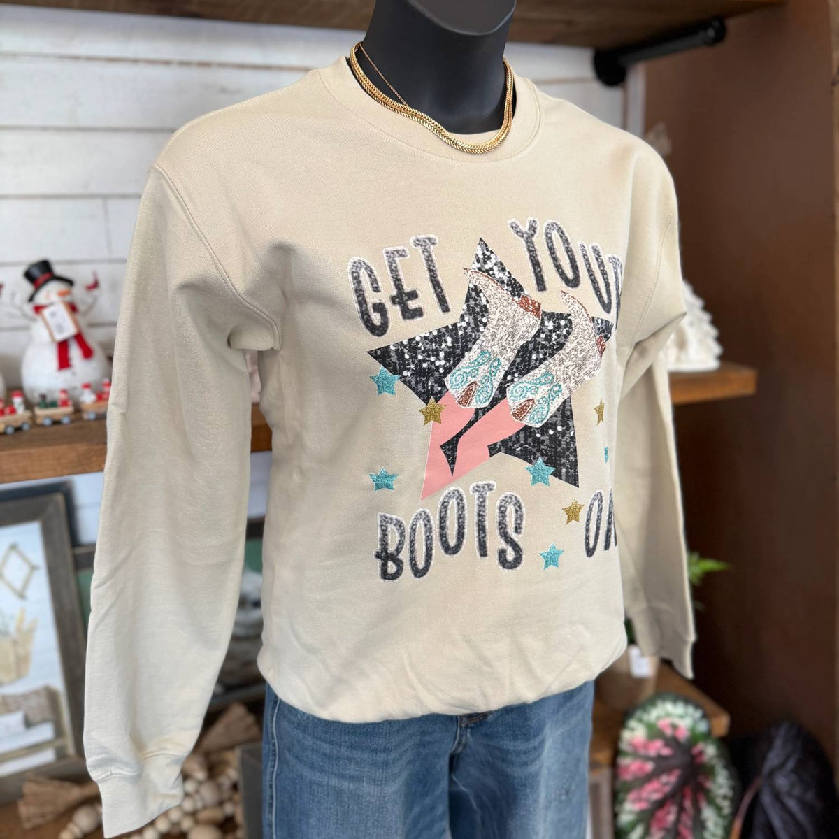 Get Your Boots On Sweatshirt