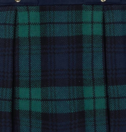 Girl's Plaid Sweater Dress