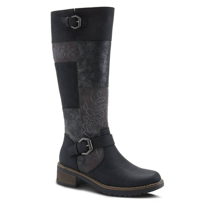 WOMEN'S COLLAGE TALL BOOTS