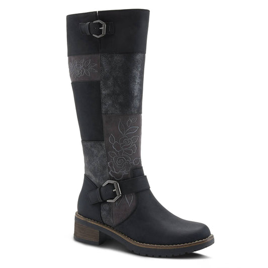 WOMEN'S COLLAGE TALL BOOTS