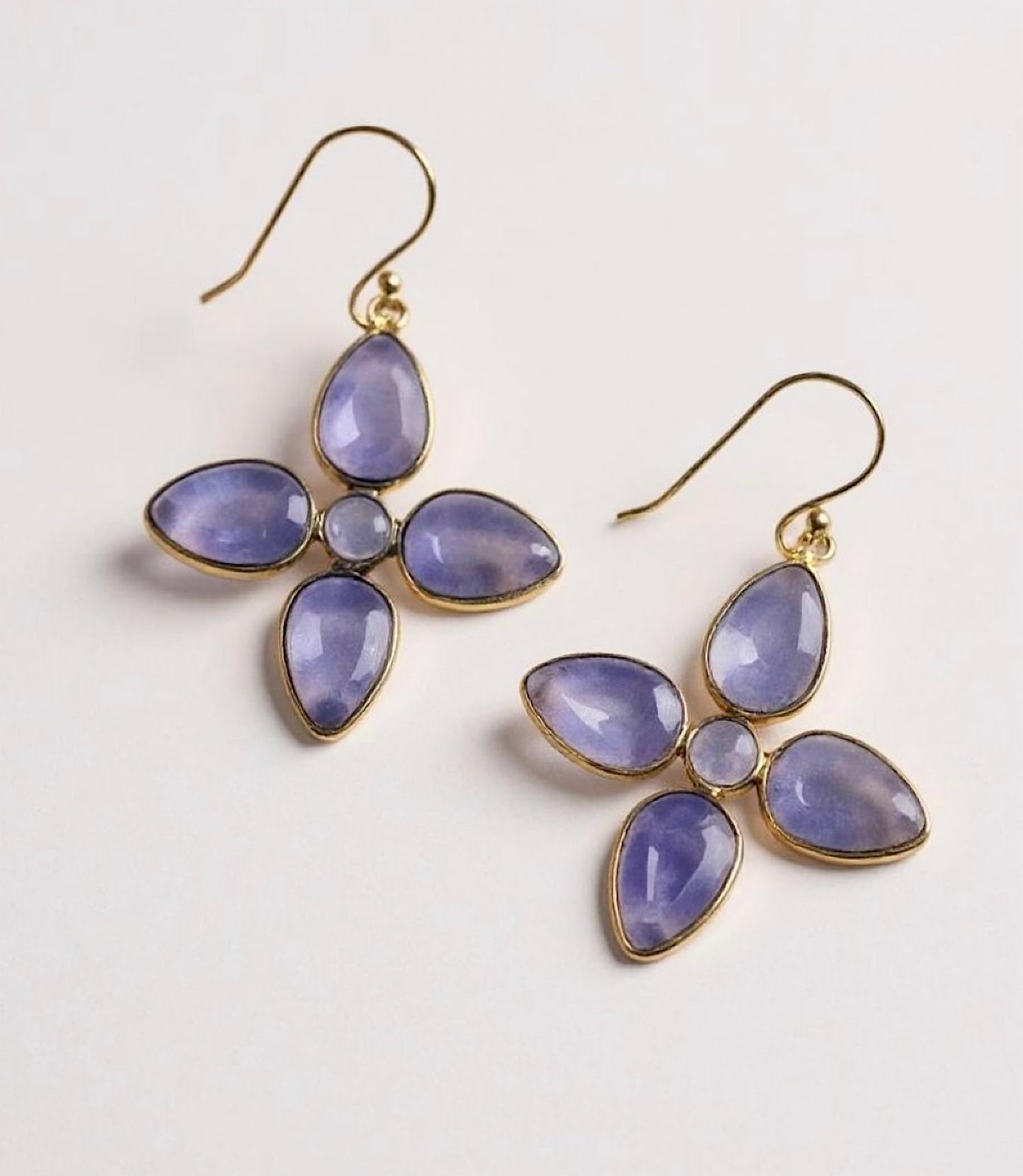 Women's Dangling Gemstone Earrings