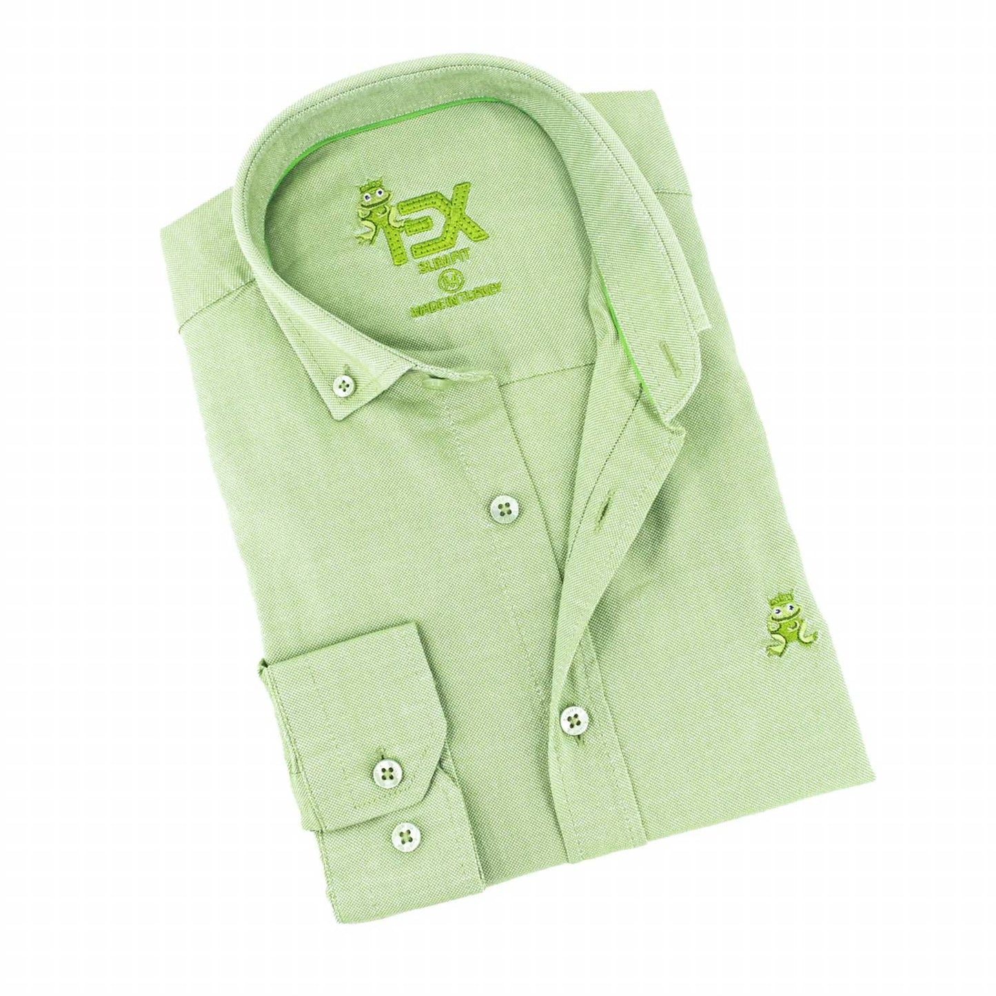 Men's Oxford Frog Button Down Shirt