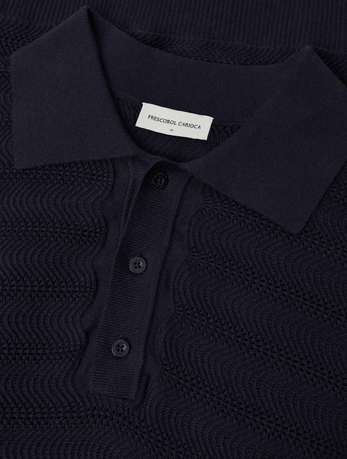 Vidal Cotton Blend Buttoned Short Sleeve Polo