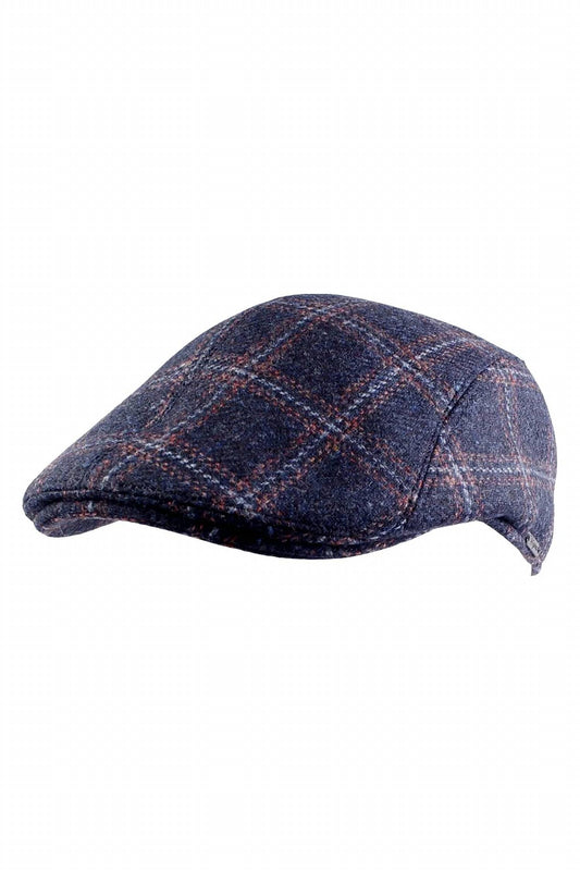 Men's Ivy Modern Mélange 'lanificio Bottoli' Wool Check Cap