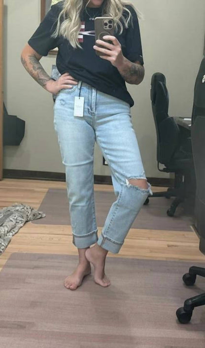 Bandana Loop Destroyed Jean