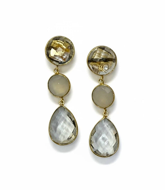 Women's Triple Drop Earrings