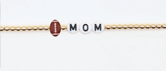 Women's Football Mom Bracelet