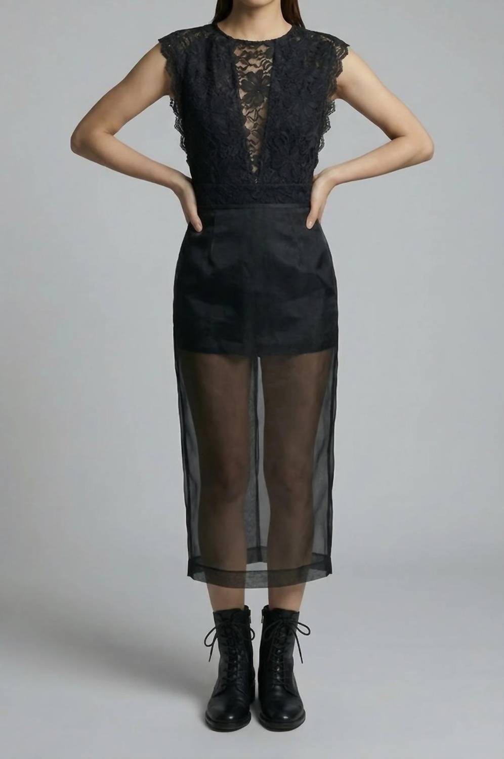 Fleur Caletto Lace Maxi Dress