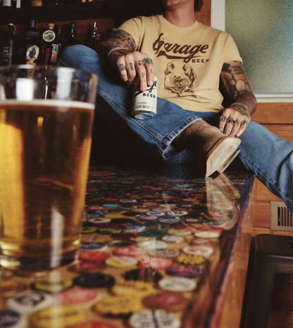 Men's Garage Beer Pigment T-shirt