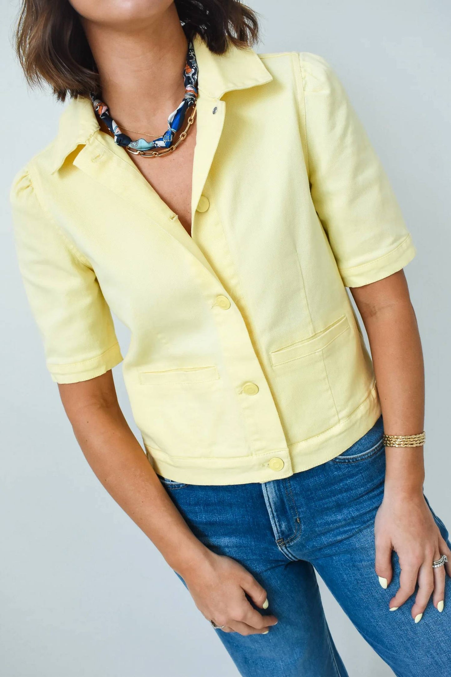 Lemon Drop Denim Jacket