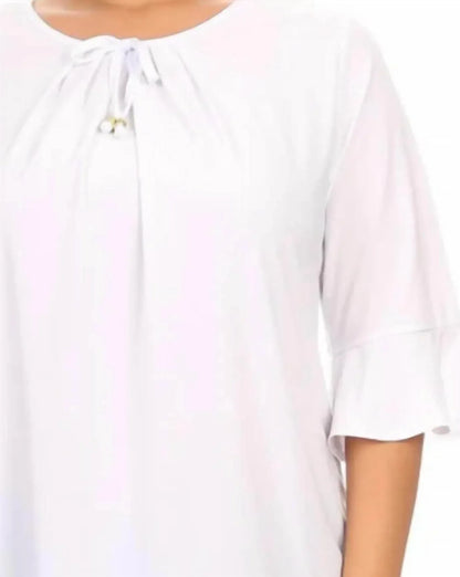 Peek-A-Boom - Women's Ruffle Top - Rack Hunt