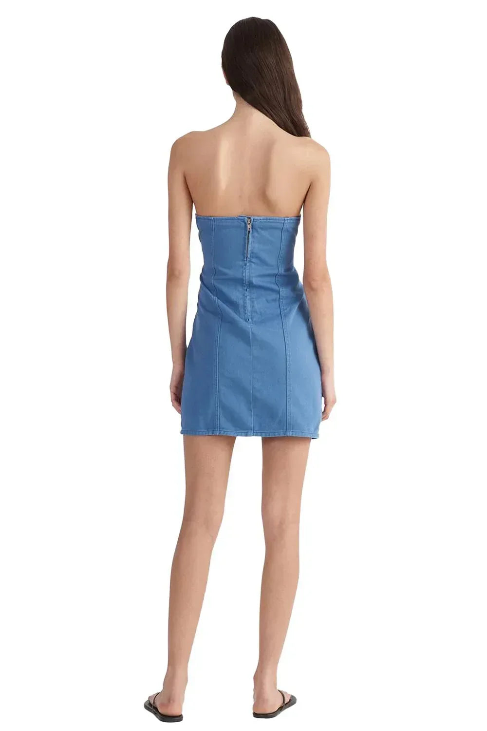 ENA PELLY - Monica Denim Mini Dress - Rack Hunt