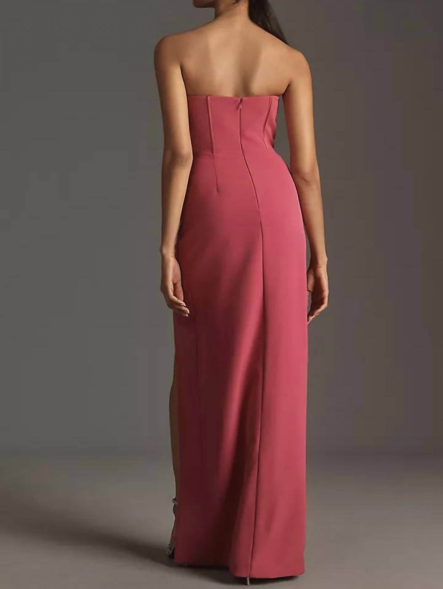 ML Monique Lhuillier - Women's Stella Strapless Long Dress - Rack Hunt -