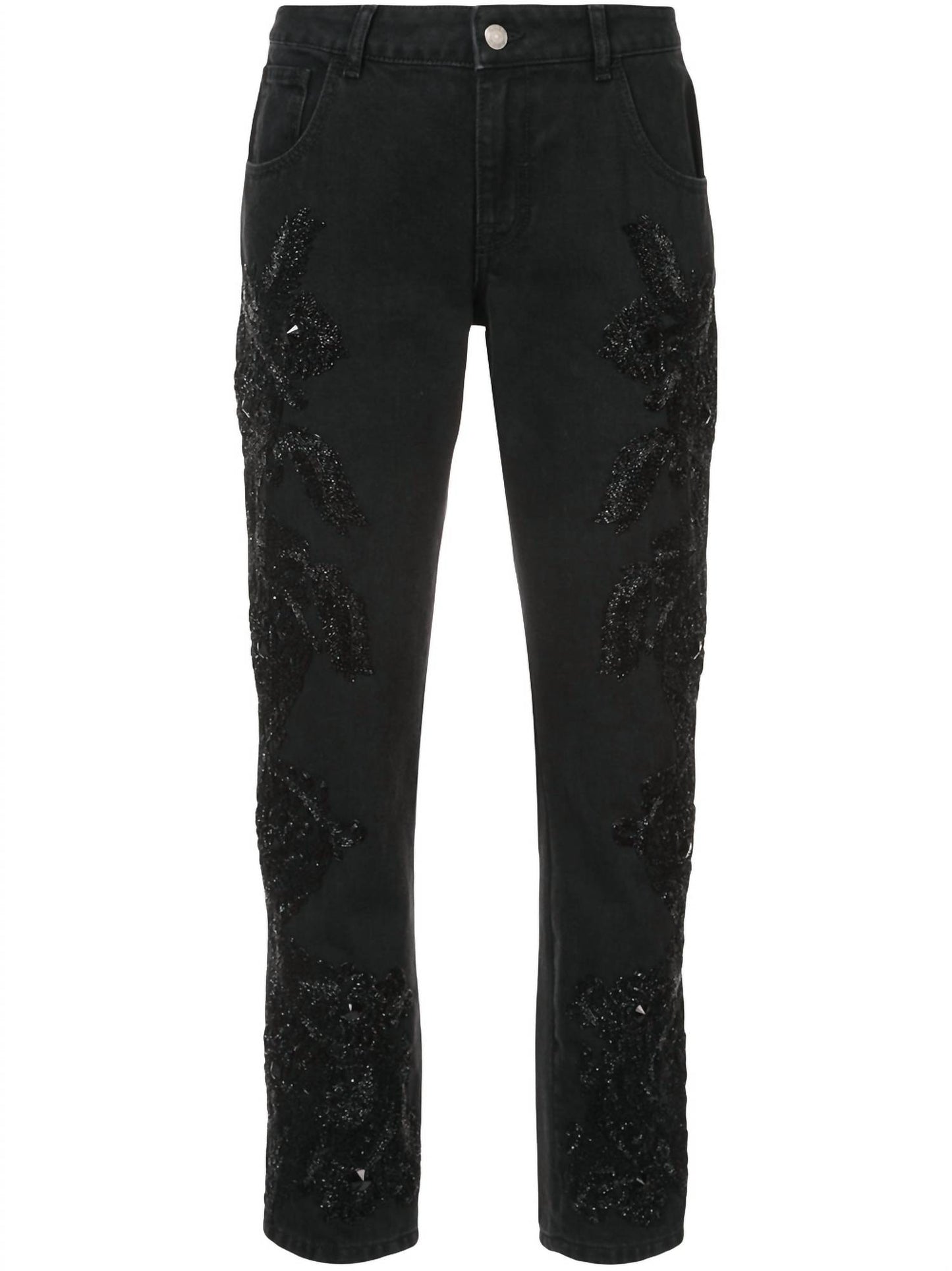 Beaded Boyfriend Jean