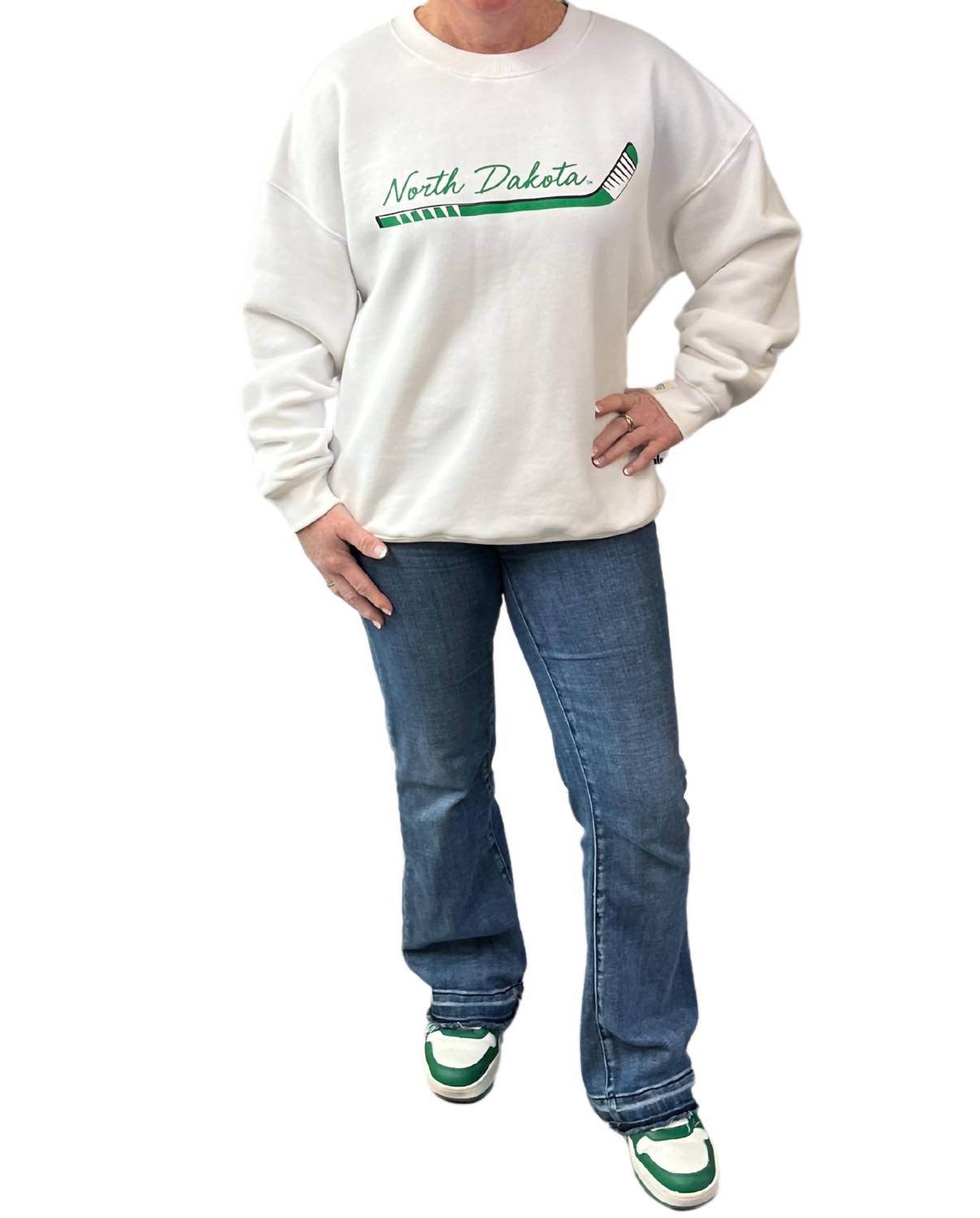 Fan Girl Clothing - North Dakota Hockey Crew Sweatshirt - Rack Hunt -