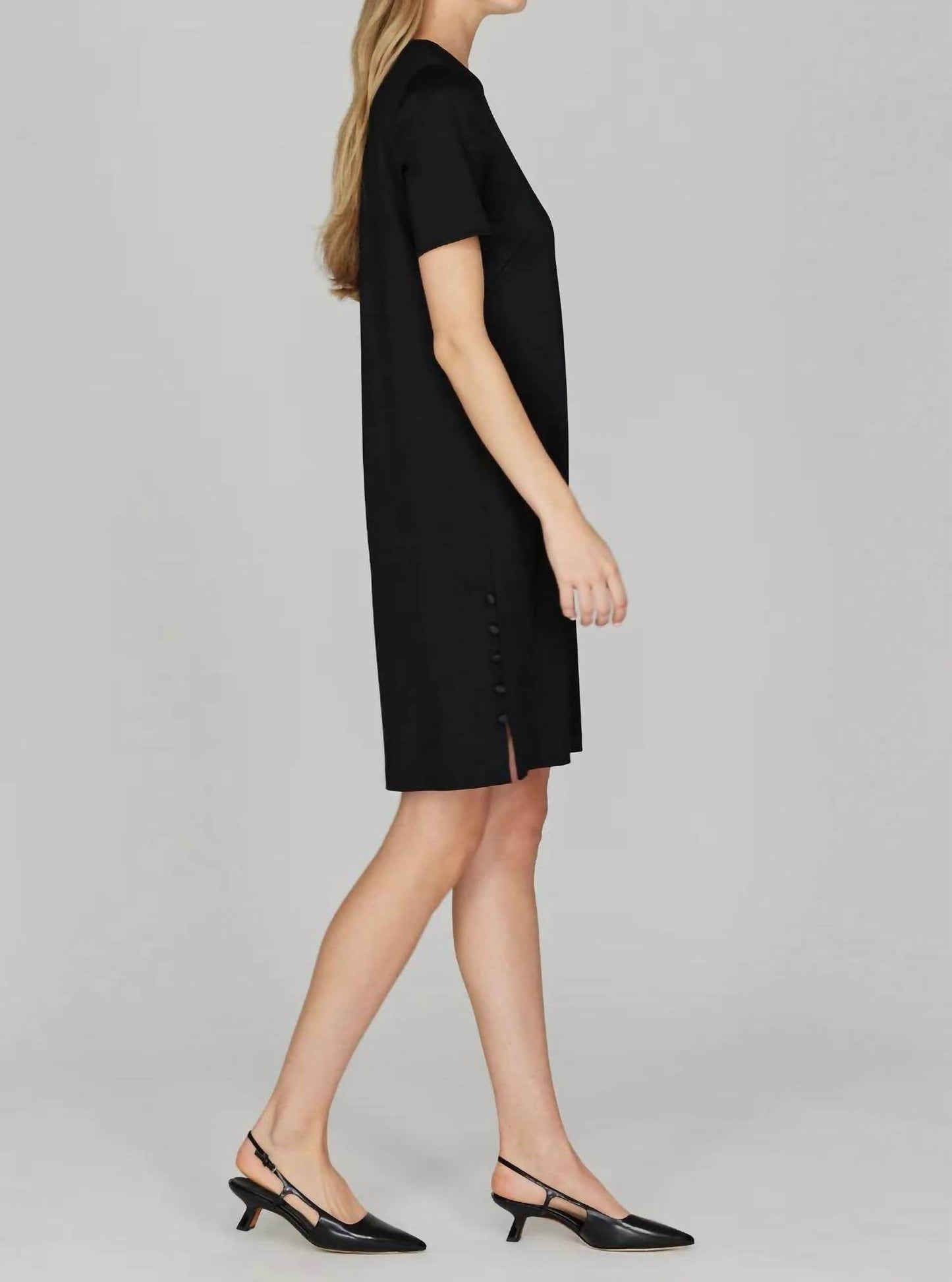 Mi Jong Lee - Matte Jersey Shift Dress - Rack Hunt -