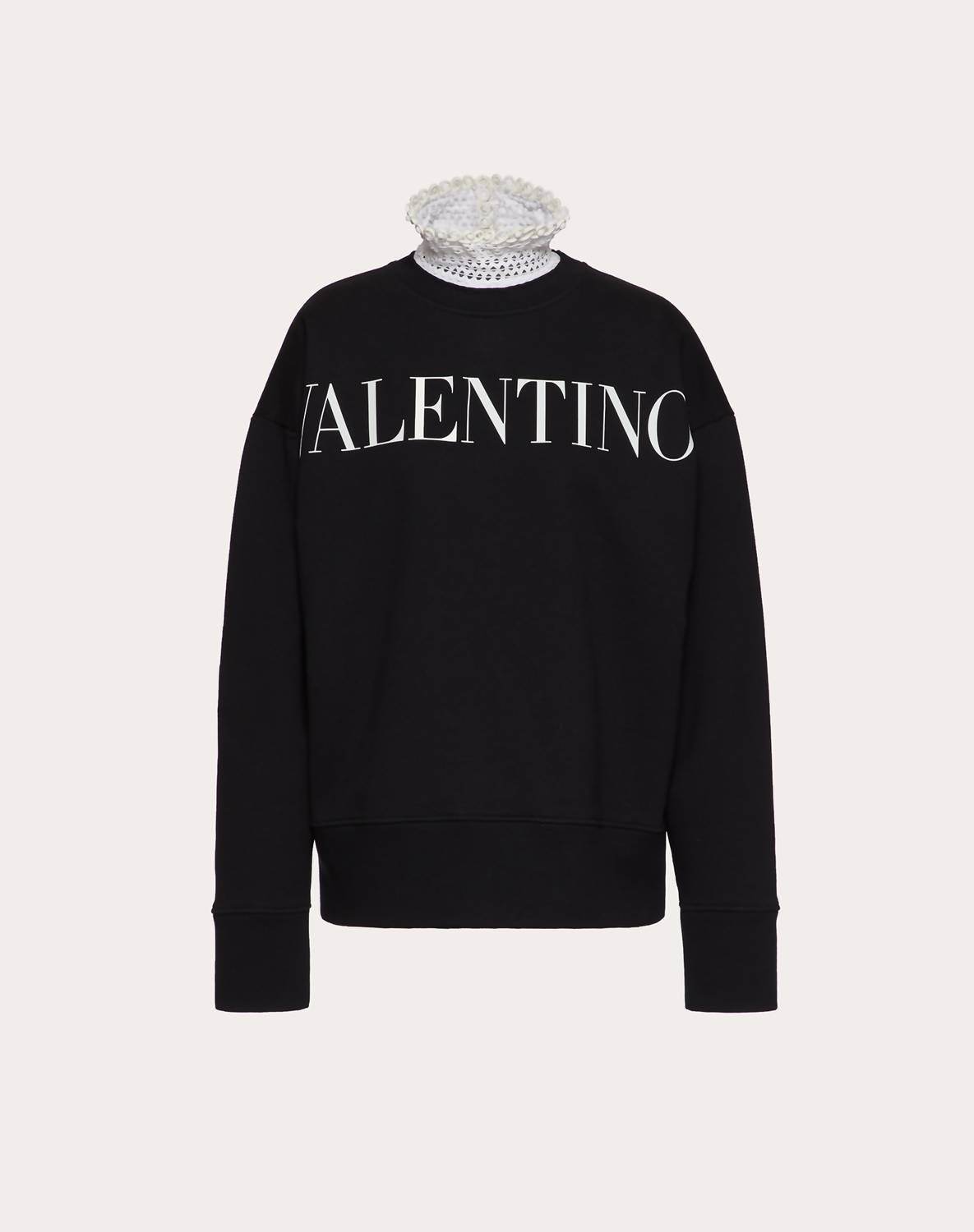 Valentino - Embroidered Jersey Sweatshirt - Rack Hunt