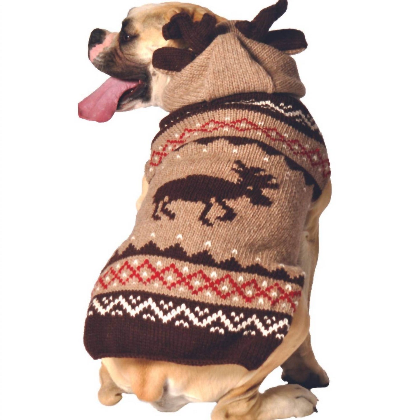 Chilly Dogs - Moosey Dog Sweater - Rack Hunt