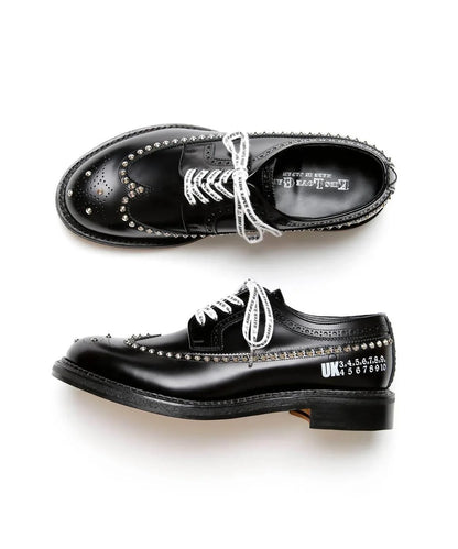 Kids Love Gaite - Men's Studded Wingtip Lace Up Shoes - Rack Hunt