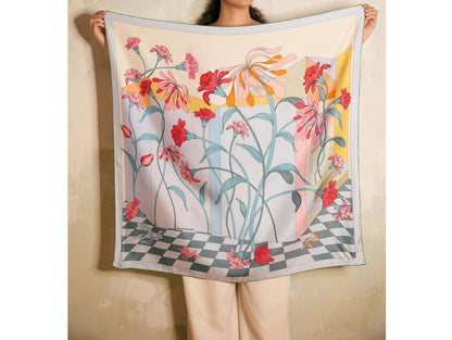 Double Sided Silk Scarf