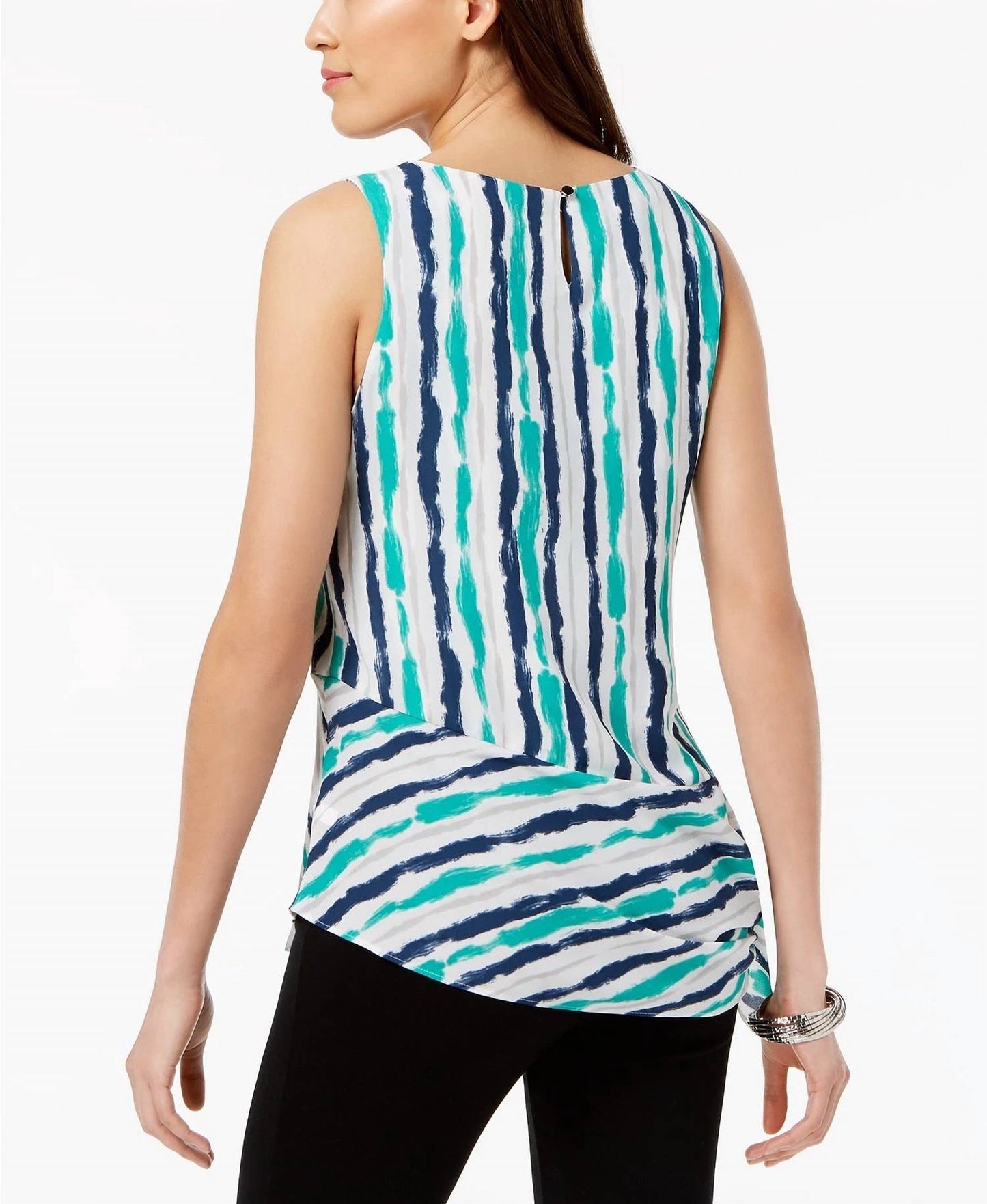 Hardware Detail Tie Hem Top