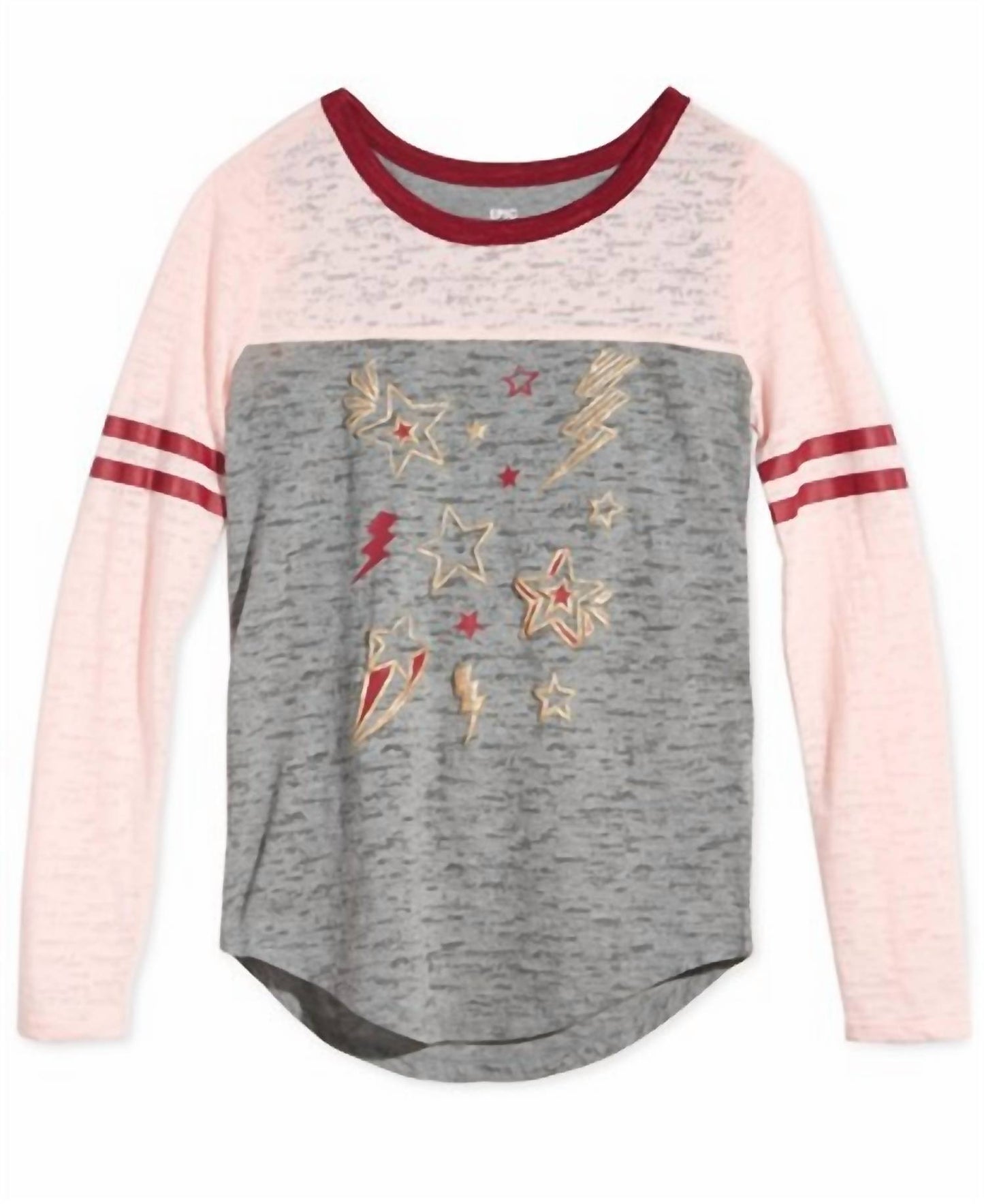 Big Girls Star Print Long Sleeve T-shirt