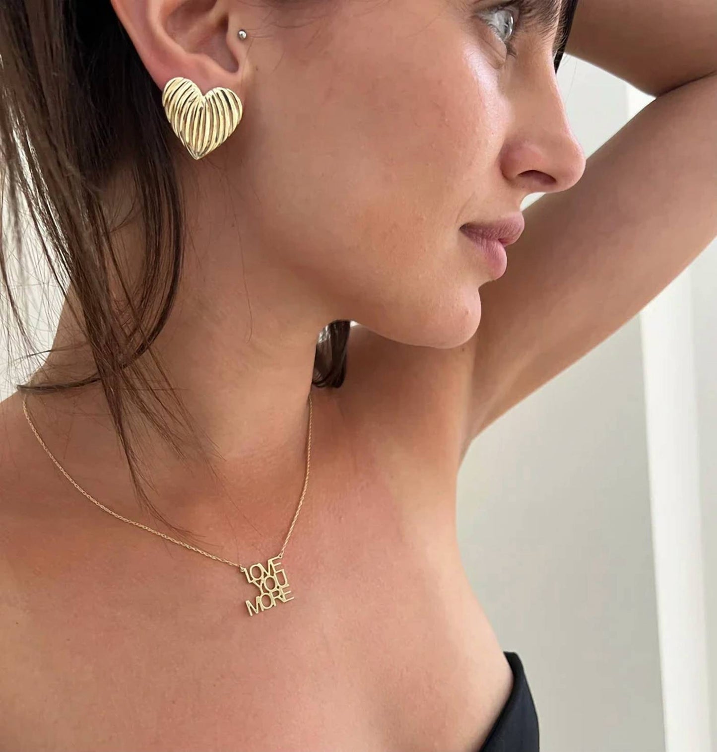 Women's Luba Big Heart Earrings