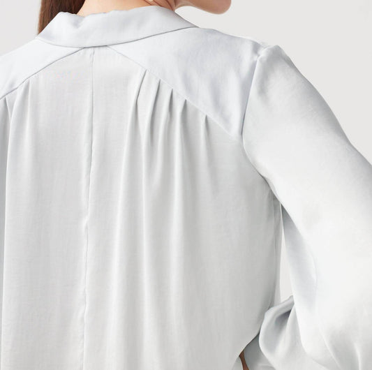 Rose Velvet - Rose Japanese Charmeuse Blouse - Rack Hunt