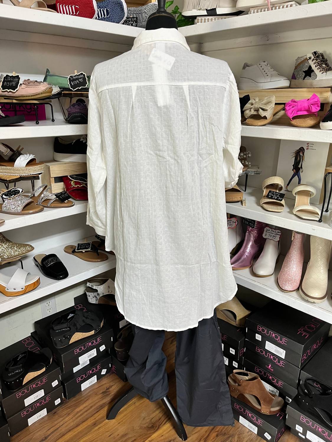 Women's Sweet Notion Button Up Shirt