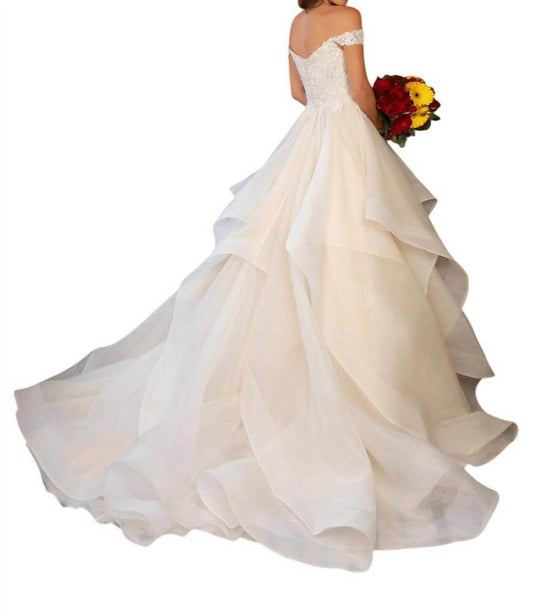 Kitty Chen Couture - Leandra Off The Shoulder Ballgown - Rack Hunt -