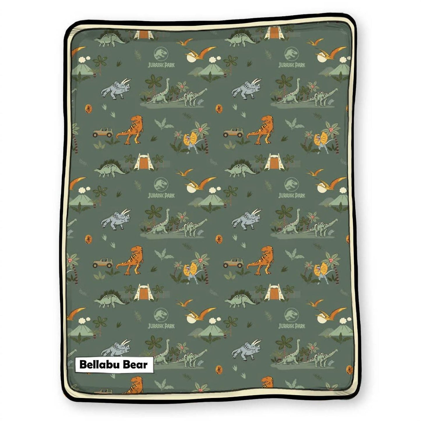 Kid's Jurassic Park Safari Bamboo Blanket