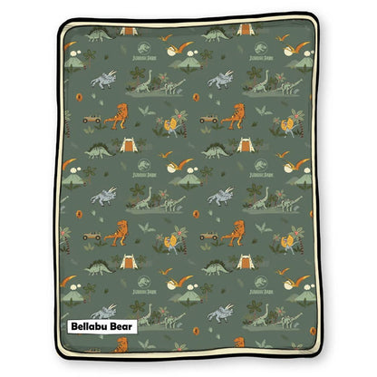 Kid's Jurassic Park Safari Bamboo Blanket