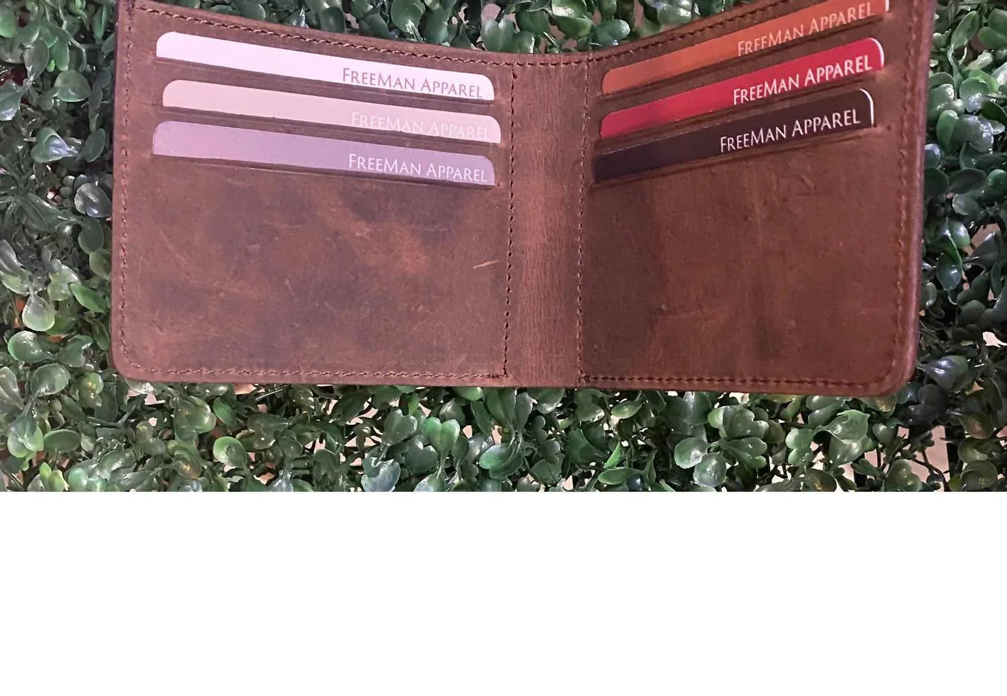 Swanson Christian Products - Men’s Genuine Buffalo Leather Cross Bifold Wallet - Rack Hunt