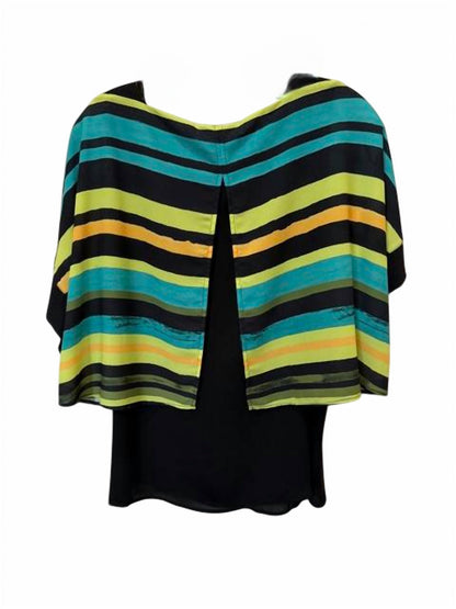 Women Aruba Kiwi Striped Layered Blouse