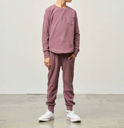 Boys Waffle Jogger Pants