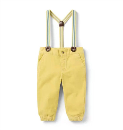 Kid's Suspender Corduroy Pant
