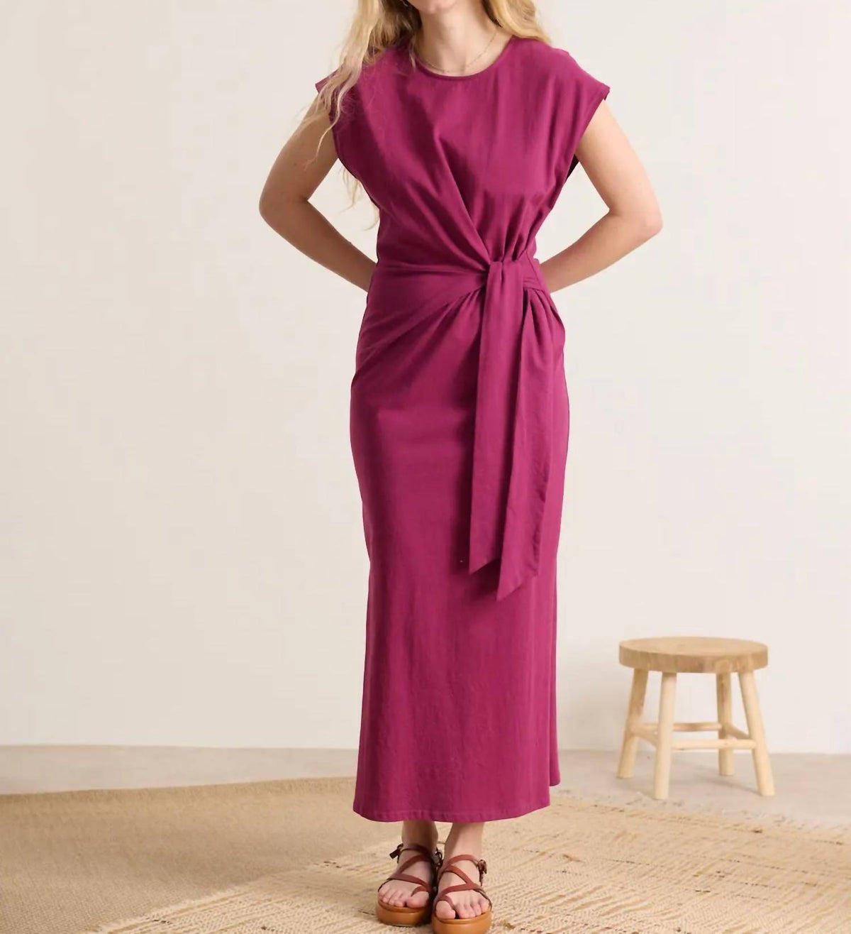 Valene Knit Midi Dress