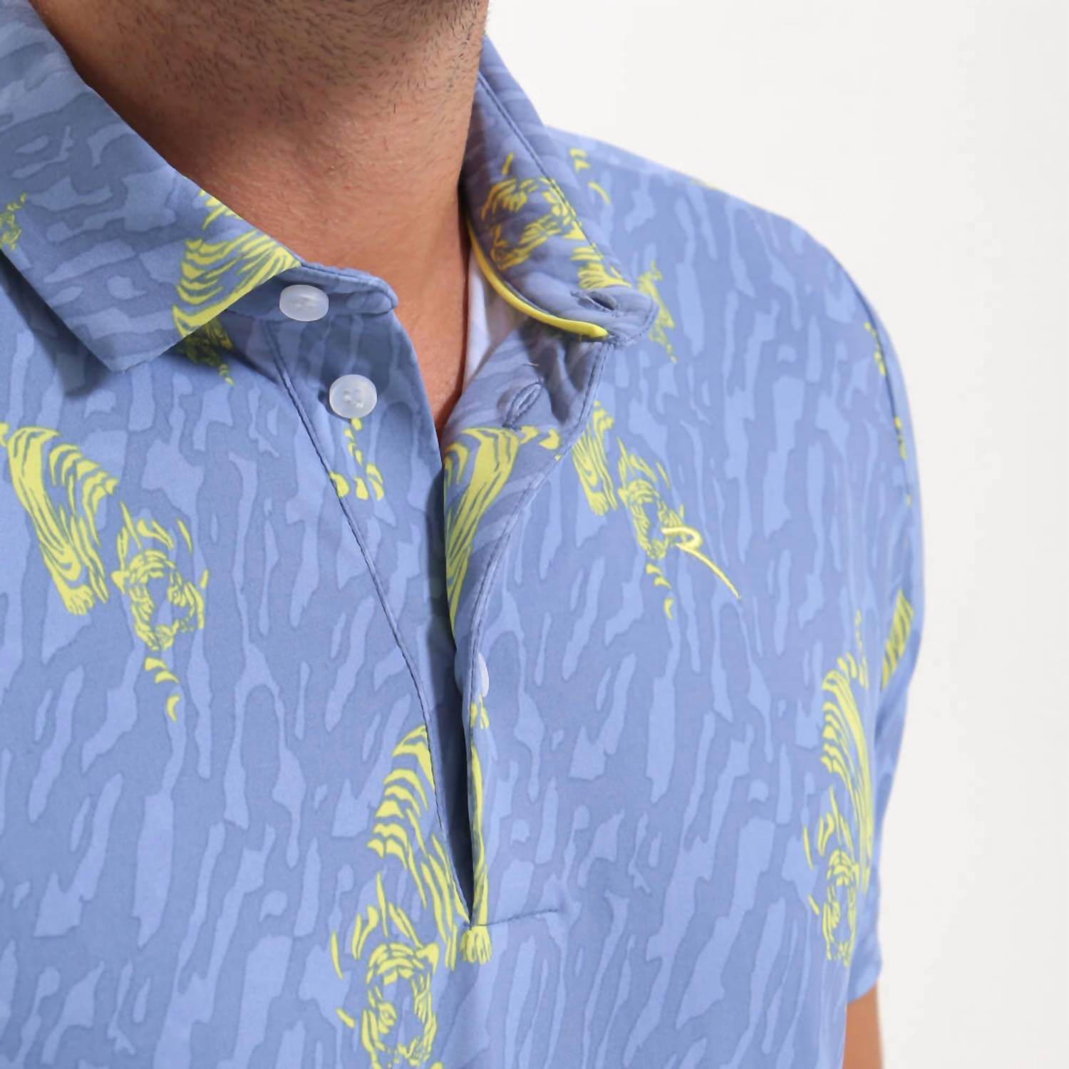 Chervò USA - Men's Anyone Tiger Print Polo - Rack Hunt -