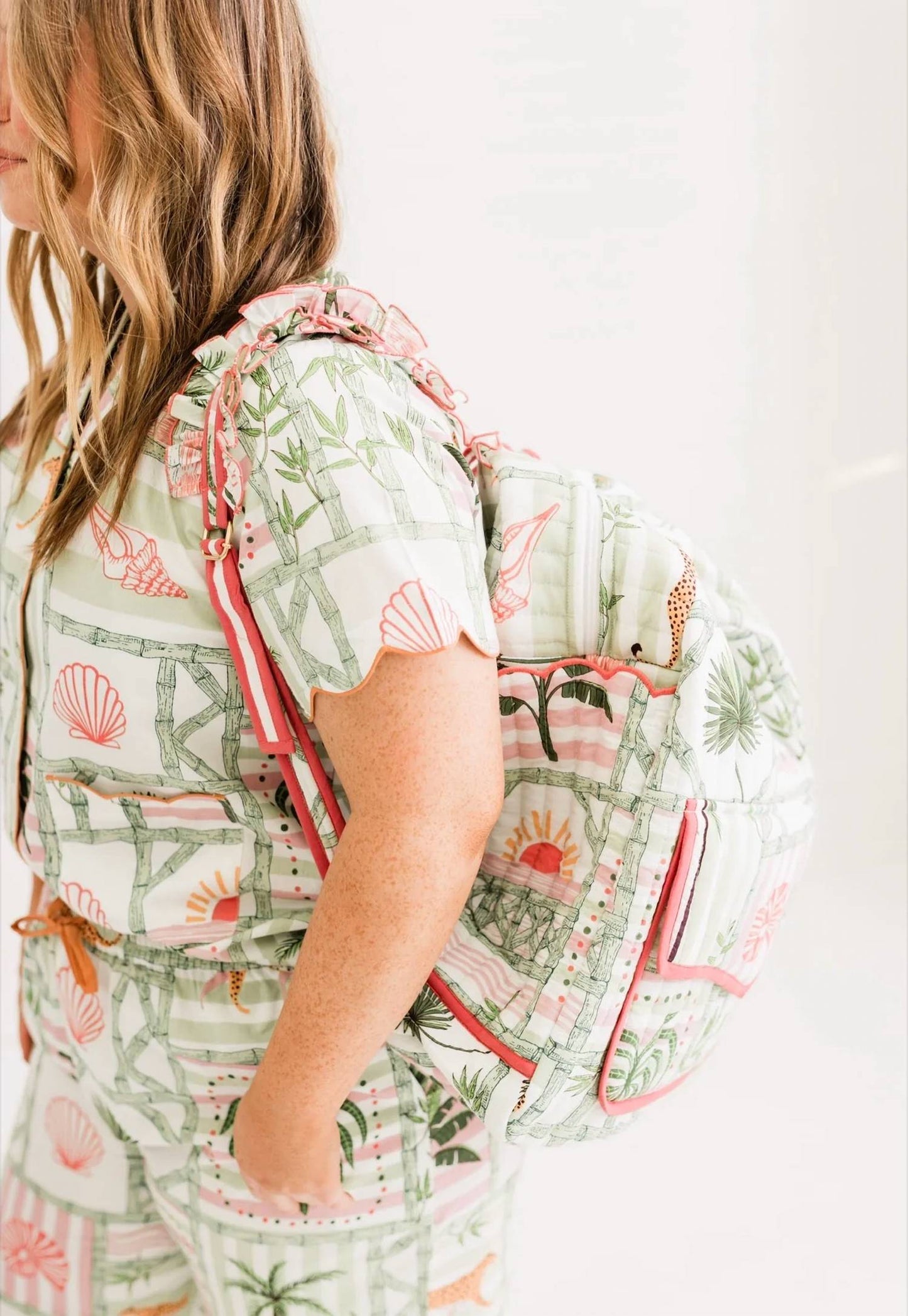 Women's Quilted Backpack